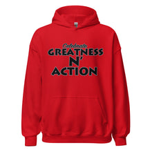 Cargar imagen en el visor de la galería, Sudadera con capucha Greatness N' Action Statement (BP)