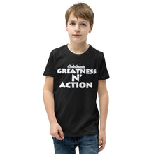 Cargar imagen en el visor de la galería, Camiseta juvenil Greatness N' Action Statement (WP)