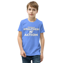 Cargar imagen en el visor de la galería, Camiseta juvenil Greatness N' Action Statement (WP)