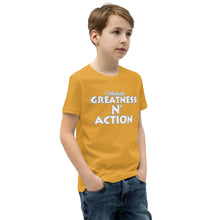 Cargar imagen en el visor de la galería, Camiseta juvenil Greatness N' Action Statement (WP)