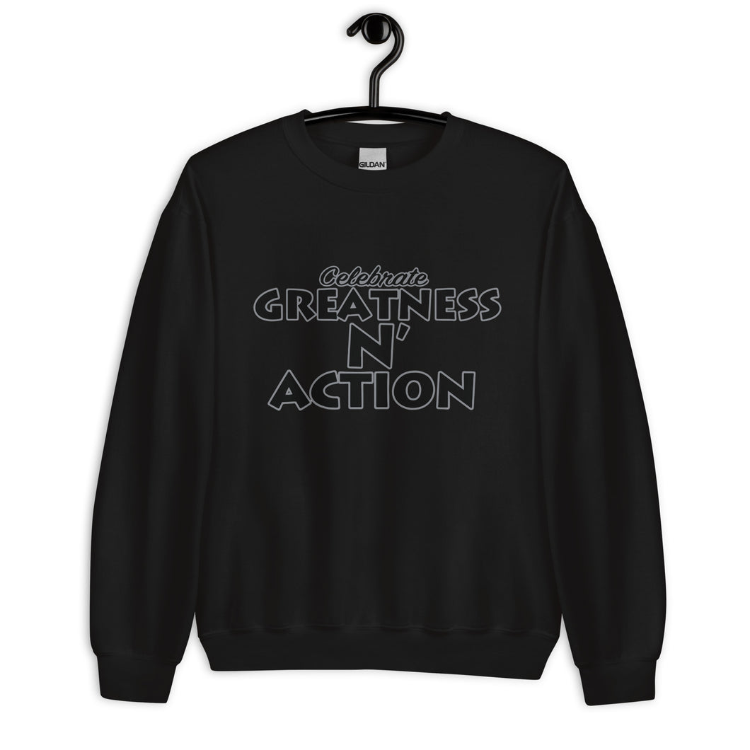 Sudadera con declaración de grandeza y acción (BP)
