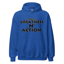 Cargar imagen en el visor de la galería, Sudadera con capucha Greatness N&#39; Action Statement (BP)
