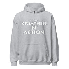 Cargar imagen en el visor de la galería, Sudadera con capucha Greatness N&#39; Action (WP)
