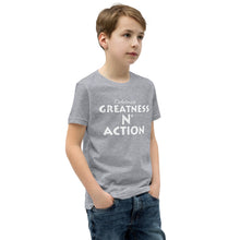 Cargar imagen en el visor de la galería, Camiseta juvenil Greatness N&#39; Action Statement (WP)
