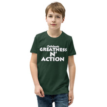 Cargar imagen en el visor de la galería, Camiseta juvenil Greatness N&#39; Action Statement (WP)
