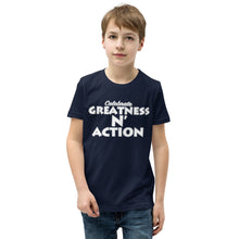 Cargar imagen en el visor de la galería, Camiseta juvenil Greatness N&#39; Action Statement (WP)
