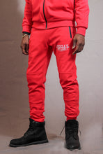 Cargar imagen en el visor de la galería, Conjunto de jogger con cremallera Gr8at (rojo)
