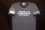 Camiseta LMB Gr8at Ringer (gris oscuro con ribete negro)